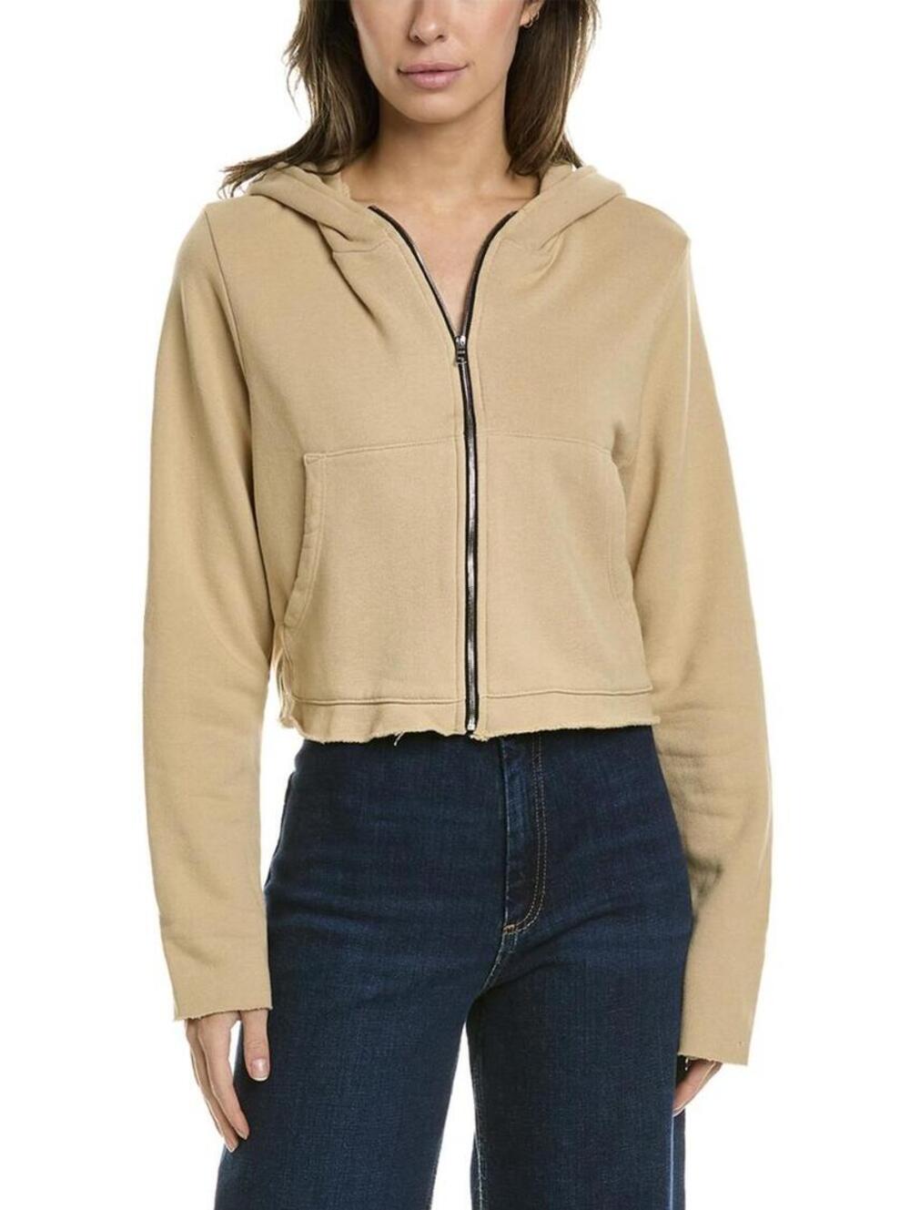 Cotton Citizen Manhattan Zip Cropped Hoodie (XS)